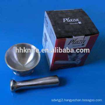 Stainless Steel Spice Grinder Mortar and Pestle Set